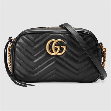 black gucci bag women|gucci black side bag.